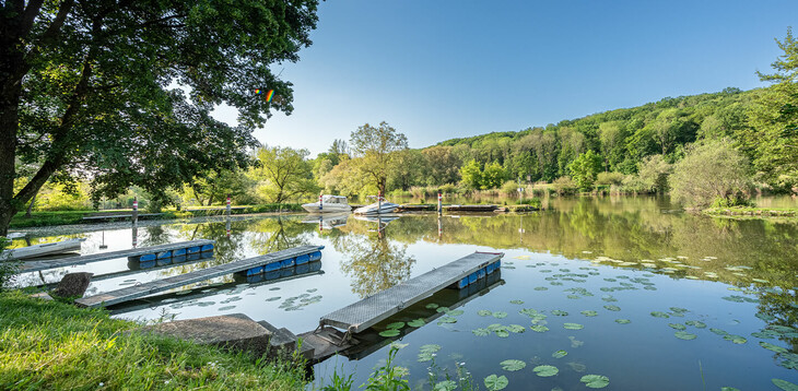 Camping-Katzenkopf-Bootsanlegestellen